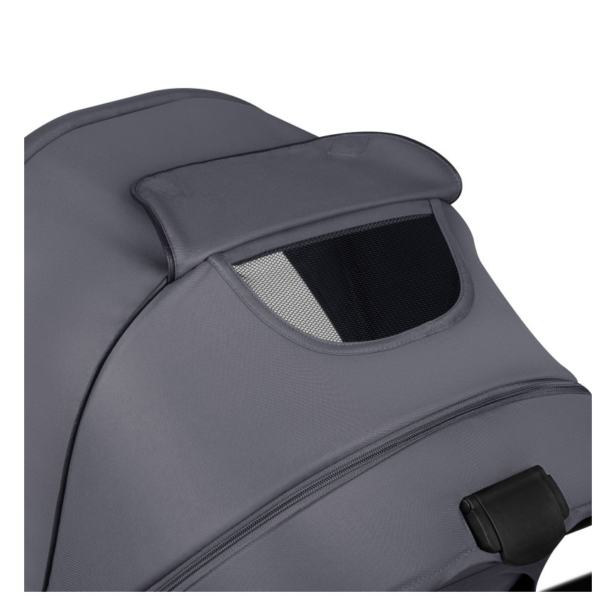 Lionelo - Wózek wielofunkcyjny 3 w 1 AMBER PLUS Szary Grafit