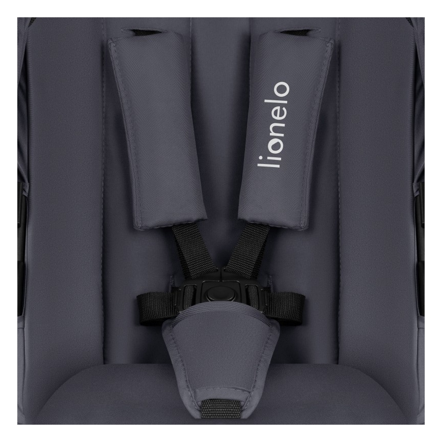 Lionelo - Wózek wielofunkcyjny 3 w 1 AMBER PLUS Szary Grafit