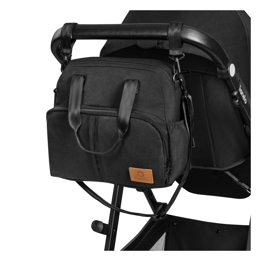 Lionelo - Wózek wielofunkcyjny 3 w 1 BIANKA Czarny Onyks