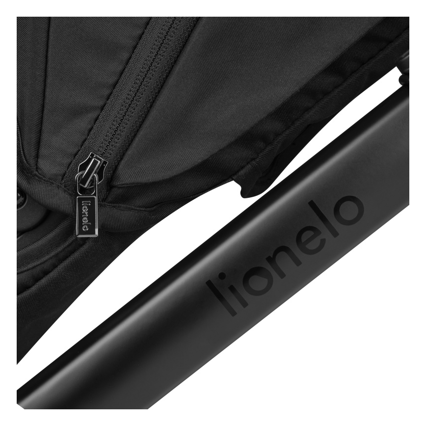 Lionelo - Wózek wielofunkcyjny 3 w 1 LAYLA Black Onyx