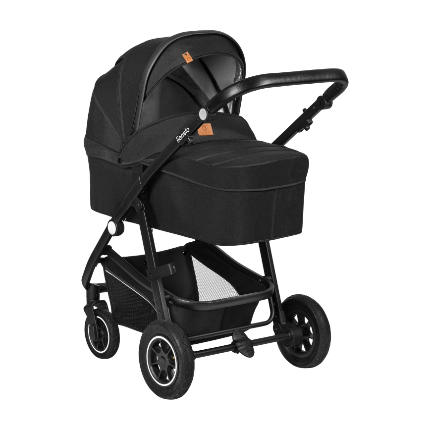 Lionelo - Wózek wielofunkcyjny 3w1 BIANKA Black Onyx