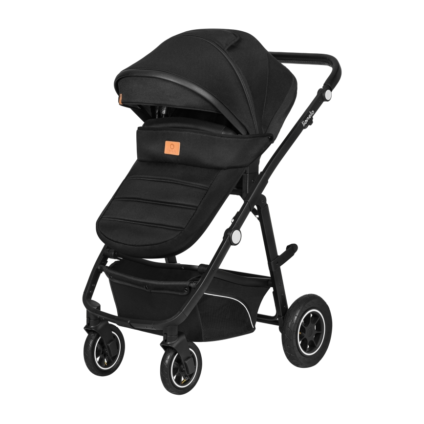 Lionelo - Wózek wielofunkcyjny 3w1 BIANKA Black Onyx