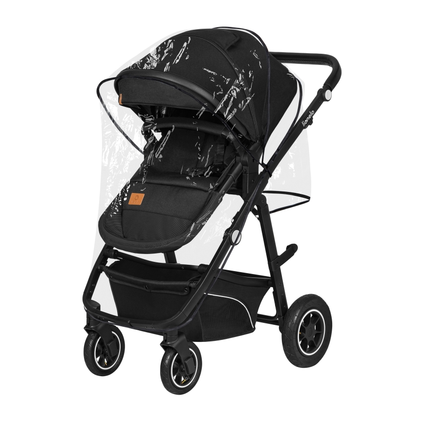 Lionelo - Wózek wielofunkcyjny 3w1 BIANKA Black Onyx