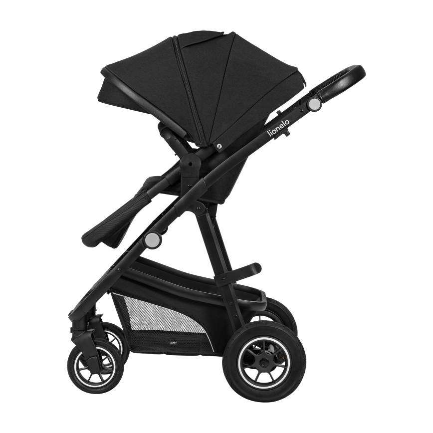 Lionelo - Wózek wielofunkcyjny 3w1 BIANKA Black Onyx