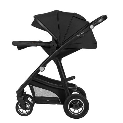 Lionelo - Wózek wielofunkcyjny 3w1 BIANKA Black Onyx