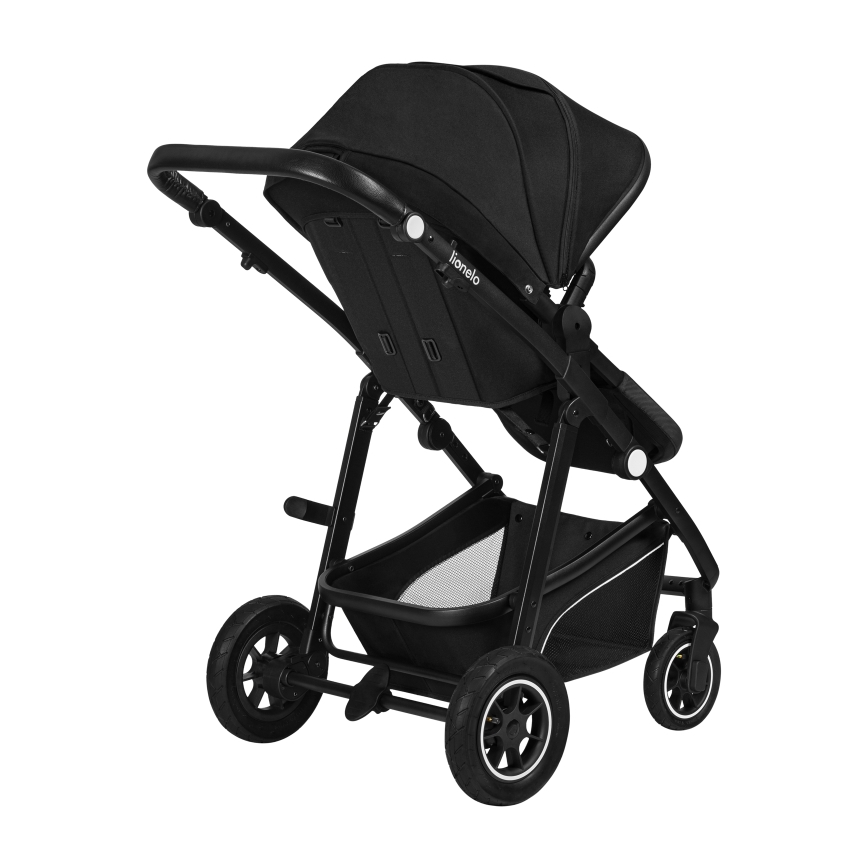 Lionelo - Wózek wielofunkcyjny 3w1 BIANKA Black Onyx