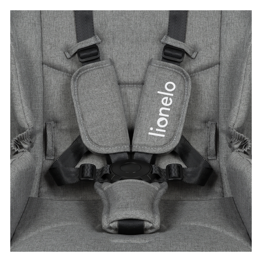 Lionelo - Wózek wielofunkcyjny 3w1 MERIL Grey Stone