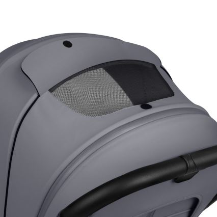 Lionelo - Wózek wielofunkcyjny 3w1 MIKA PLUS Grey Stone