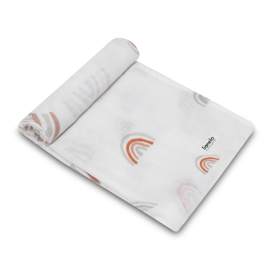 Lionelo - ZESTAW 3x bambusowe pieluszki BAMBOO SET 70x70 cm Rainbow