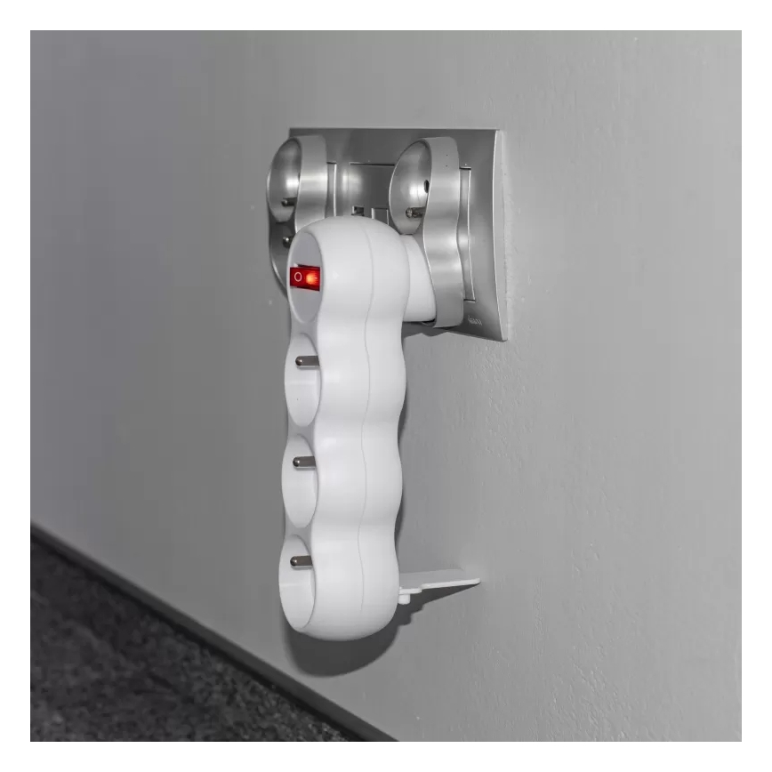 Listwa zasilająca z wyłącznikiem, 3 gniazda