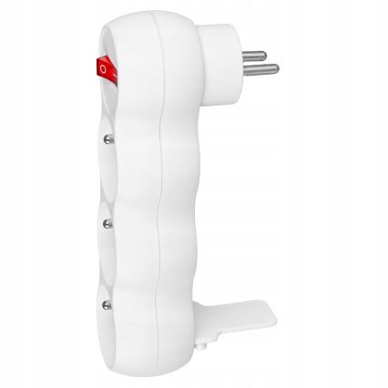 Listwa zasilająca z wyłącznikiem, 3 gniazda