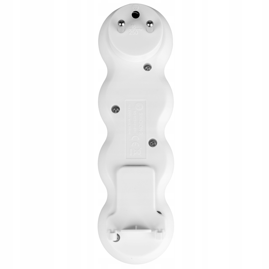 Listwa zasilająca z wyłącznikiem, 3 gniazda