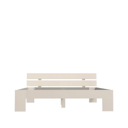 Łóżko dwuosobowe PIROA 180x200 cm beżowe