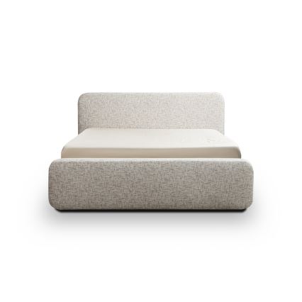 Łóżko tapicerowane bez materaca LAJLA 160x200 cm beżowe