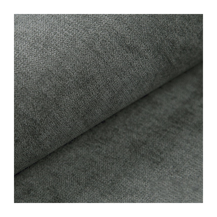 Łóżko tapicerowane z materacem sprężynowym i pojemnikiem na pościel ISABEL 180x200 szare