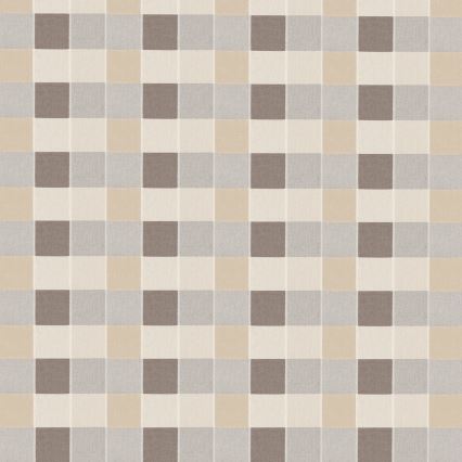 Łóżko tapicerowane z pojemnikiem na pościel i materacem GEORGE 90x200 cm brązowe