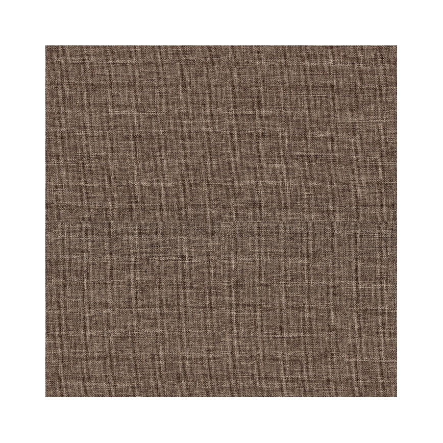 Łóżko tapicerowane z pojemnikiem na pościel i materacem GEORGE 90x200 cm brązowe