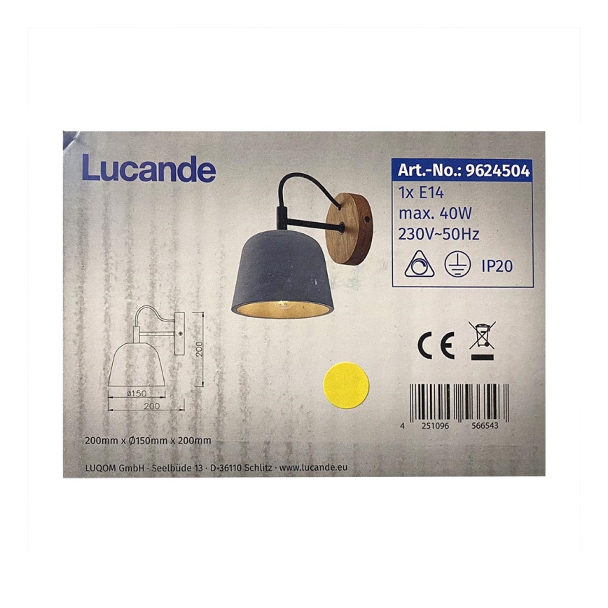 Lucande - Kinkiet KALINDA 1xE14/40W/230V