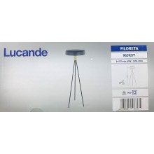 Lucande - Lampa podłogowa FILORETA 3xE27/60W/230V