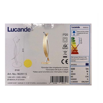 Lucande - LED Lampa stołowa MARIJA LED/10W/230V