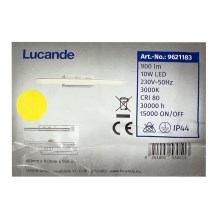 Lucande - LED Oświetlenie lustra łazienkowego JULIE LED/10W/230V IP44