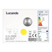 Lucande - LED Zewnętrzna oprawa wpuszczana HELENE LED/3W/230V IP67