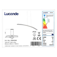 Lucande - LED Żyrandol na lince LORIAN LED/19W/230V