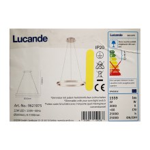 Lucande - LED Żyrandol ściemnialny na lince LYANI LED/20,5W/230V