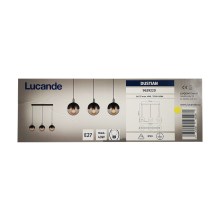 Lucande - Żyrandol na lince DUSTIAN 3xE27/40W/230V