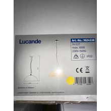 Lucande - Żyrandol na lince LOURENCO 3xE27/60W/230V