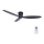 Lucci Air 212884 - Wentylator sufitowy AIRFUSION RADAR czarny + pilot do zdalnego sterowania
