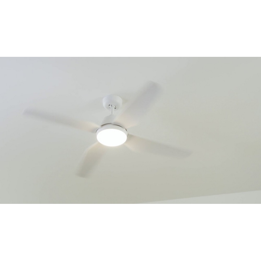 Lucci Air 212994 - Wentylator sufitowy LED ARIA LED/18W/230V biały + pilot zdalnego sterowania