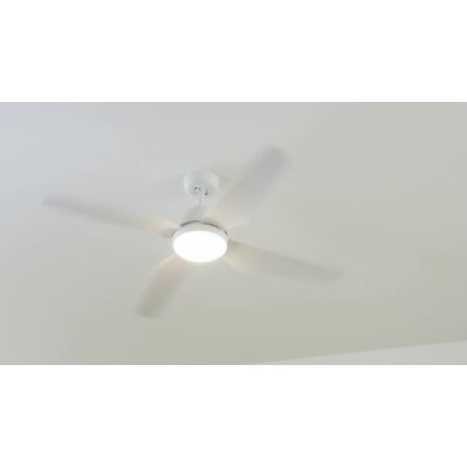 Lucci Air 212994 - Wentylator sufitowy LED ARIA LED/18W/230V biały + pilot