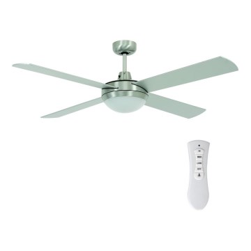 Lucci air 213009 - Wentylator sufitowy LED FUTURA MOOD LED/18W/230V matowy chrom + zdalne sterowanie