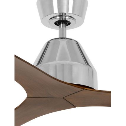 Lucci air 213042 - Wentylator sufitowy WHITEHAVEN matowy chrom/brąz + pilot do zdalnego sterowania