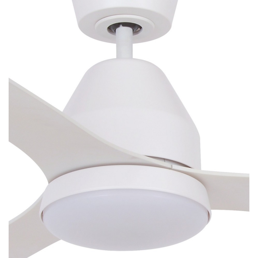Lucci air 213043 - Wentylator sufitowy LED WHITEHAVEN GX53/17W/230V biały + pilot do zdalnego sterowania