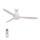Lucci air 213043 - Wentylator sufitowy LED WHITEHAVEN GX53/17W/230V biały + pilot zdalnego sterowania