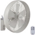 Lucci Air 213128EU - Wentylator ścienny BREEZE 55W/230V biały, średnica 46 cm + zdalne sterowanie