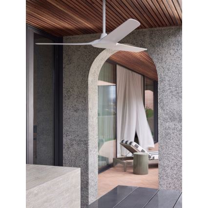Lucci Air 21321549 - Wentylator sufitowy ABYSS śr. 142 cm IP66 biały + zdalne sterowanie