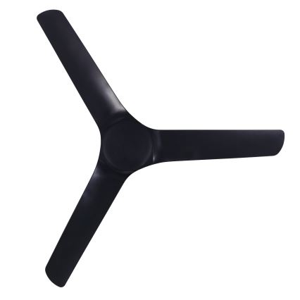 Lucci Air 21321649 - Wentylator sufitowy ABYSS śr. 142 cm IP66 czarny + zdalne sterowanie