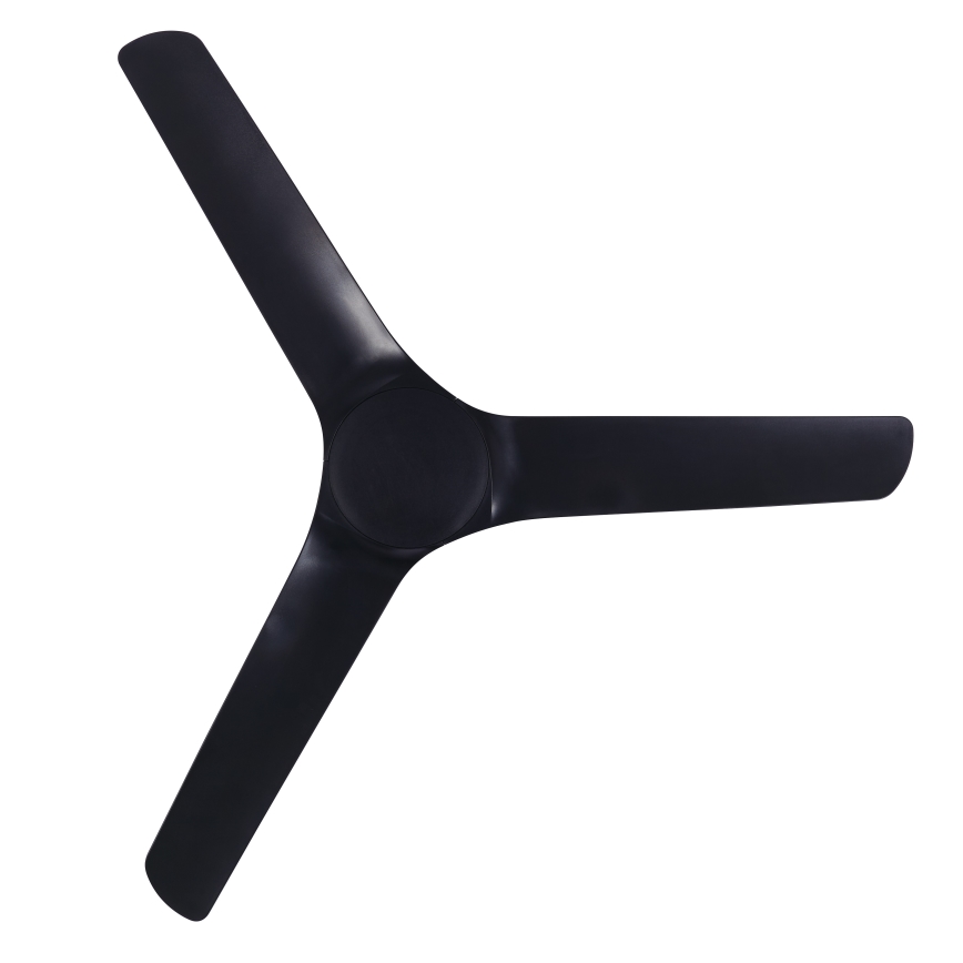 Lucci Air 21321649 - Wentylator sufitowy ABYSS śr. 142 cm IP66 czarny + zdalne sterowanie