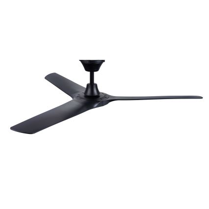 Lucci Air 21321649 - Wentylator sufitowy ABYSS śr. 142 cm IP66 czarny + zdalne sterowanie