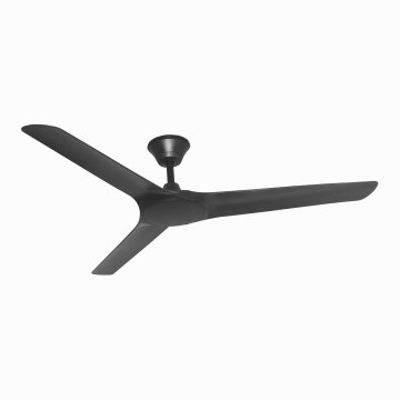 Lucci Air 21321649 - Wentylator sufitowy ABYSS śr. 142 cm IP66 czarny + zdalne sterowanie