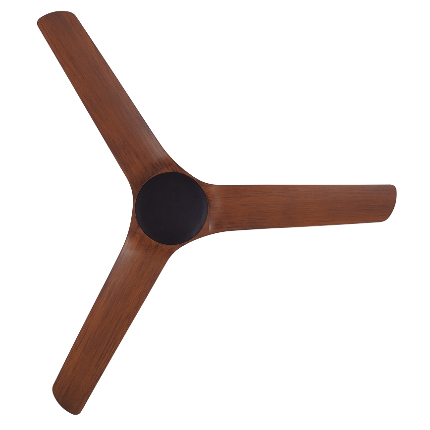 Lucci Air 21321749 - Wentylator sufitowy ABYSS o średnicy 142 cm IP66 brązowy + pilot zdalnego sterowania