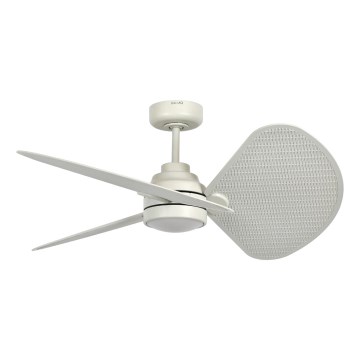Lucci Air 21325449 - LED ściemnialny wentylator sufitowy SABLE 1xGX53/12W/230V 3000/4000/5000K średnica 91,5 cm kremowy + pilot zdalnego sterowania