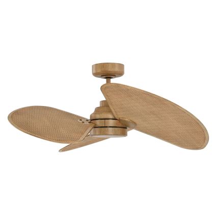Lucci Air 21325549 - Ściemnialny wentylator sufitowy LED SABLE 1xGX53/12W/230V 3000/4000/5000K Ø 91,5 cm brązowy + pilot zdalnego sterowania