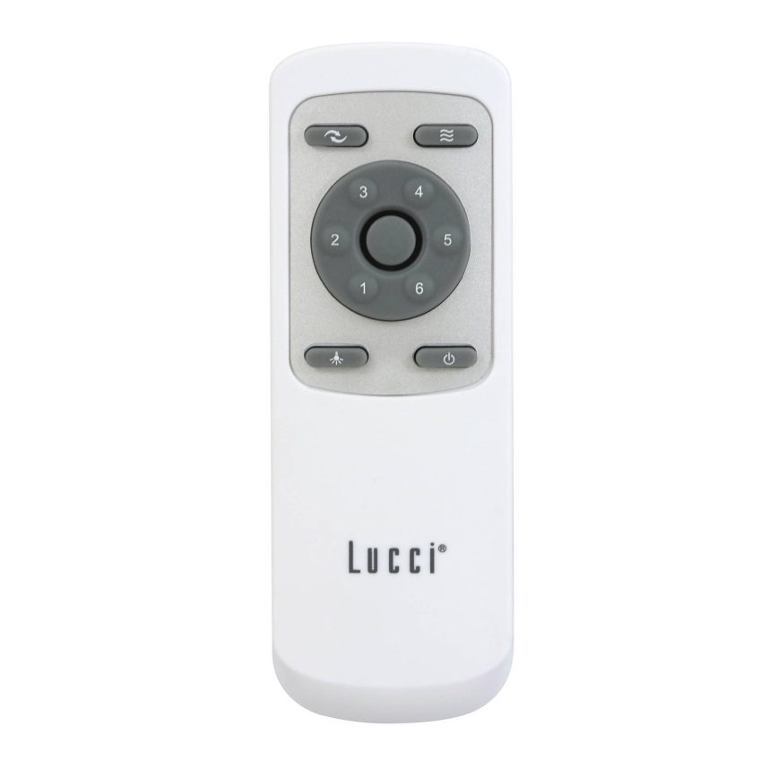 Lucci air 213300 - LED Ściemnialny wentylator sufitowy UNIONE 1xGX53/12W/230V brązowy + pilot zdalnego sterowania