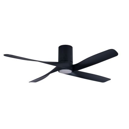 Lucci air 213351 - LED Dimmable ceiling fan RIVIERA 1xGX53/12W/230V czarny + pilot zdalnego sterowania