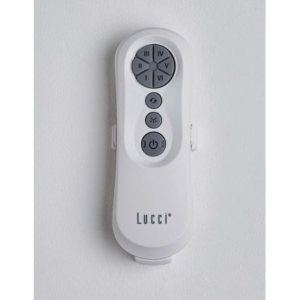 Lucci air 213355-LED Ściemnialny wentylator sufitowy NAUTICA 1xGX53/12W/230V brązowy/chrom błyszczący + zdalne sterowanie