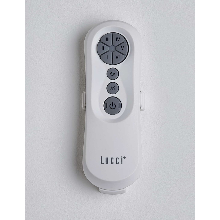 Lucci air 213355-LED Ściemnialny wentylator sufitowy NAUTICA 1xGX53/12W/230V brązowy/chrom błyszczący + zdalne sterowanie